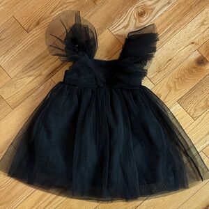Little Girls H&M Elegant Black Tulle Dress 2T